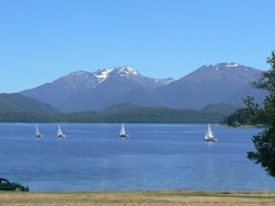 Yachts on Lake Te Anau